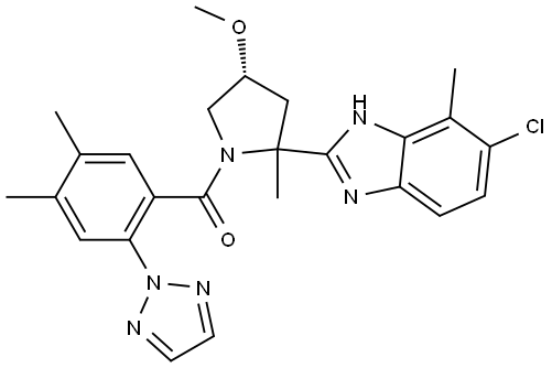 Daridorexant Impurity 25 Struktur