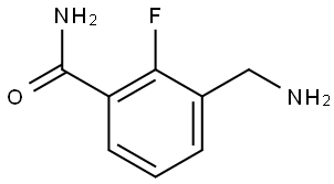 3-(Aminomethyl)-2-fluorobenzamide Struktur