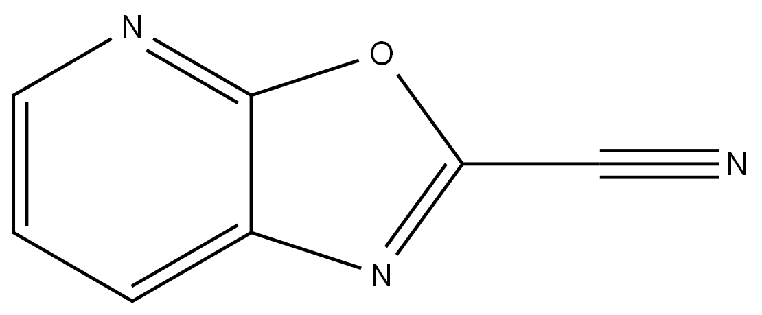 Oxazolo[5,4-b]pyridine-2-carbonitrile Structure