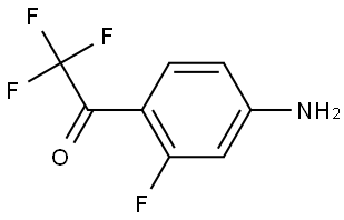 1-(4-Amino-2-fluorophenyl)-2,2,2-trifluoroethan-1-one Struktur