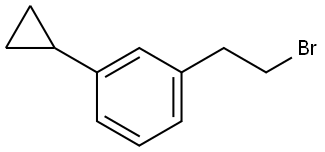 1-(2-Bromoethyl)-3-cyclopropylbenzene Structure