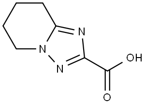[1,2,4]Triazolo[1,5-a]pyridine-2-carboxylic acid, 5,6,7,8-tetrahydro-,1517316-59-4,结构式
