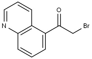 2-Bromo-1-(5-quinolinyl)ethanone Structure
