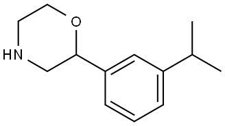 2-(3-isopropylphenyl)morpholine Structure