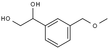 1-[3-(Methoxymethyl)phenyl]-1,2-ethanediol Structure