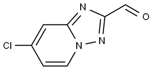 7-Chloro-[1,2,4]triazolo[1,5-a]pyridine-2-carbaldehyde Struktur