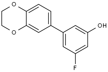 1555166-83-0 3-(2,3-Dihydro-1,4-benzodioxin-6-yl)-5-fluorophenol
