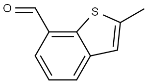 2-methylbenzo[b]thiophene-7-carbaldehyde Structure