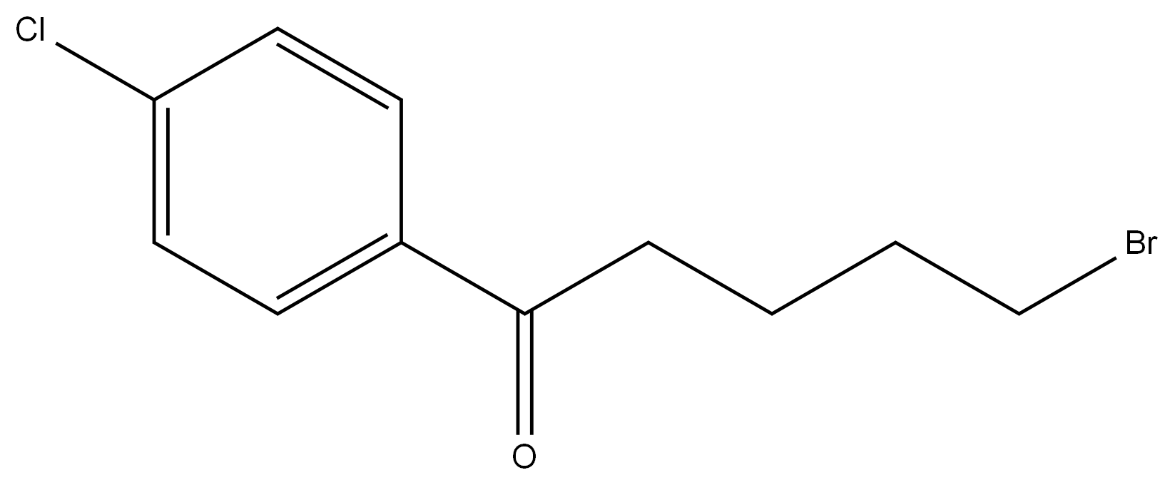 5-Bromo-1-(4-chlorophenyl)-1-oxopentane Structure