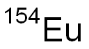 Europium-154 Struktur