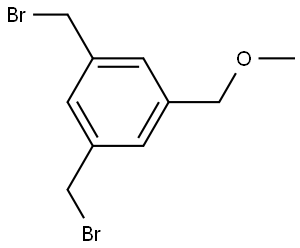 Benzene, 1,3-bis(bromomethyl)-5-(methoxymethyl)- Structure