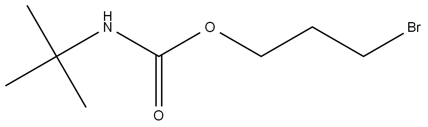 3-bromopropyl tert-butylcarbamate,1564910-52-6,结构式