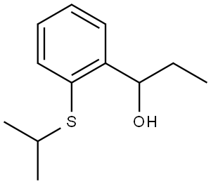 α-Ethyl-2-[(1-methylethyl)thio]benzenemethanol Structure