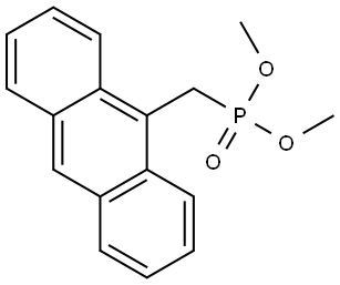Phosphonic acid, (9-anthracenylmethyl)-, dimethyl ester Structure