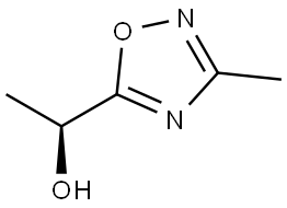 (S)-1-(3-methyl-1,2,4-oxadiazol-5-yl)ethan-1-ol 结构式