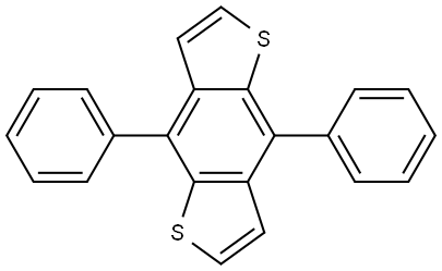 4,8-di(phenyl)benzo[1,2-b:4,5-b']dithiophene Structure