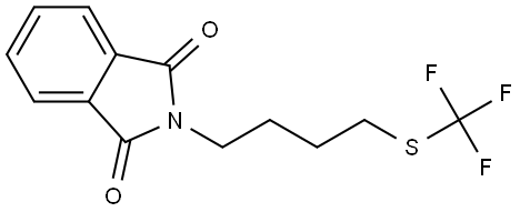 2-[4-[(Trifluoromethyl)thio]butyl]-1H-isoindole-1,3(2H)-dione Structure