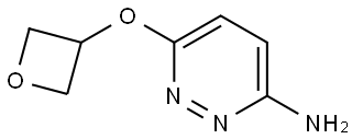 6-(oxetan-3-yloxy)pyridazin-3-amine Struktur
