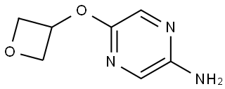 5-(oxetan-3-yloxy)pyrazin-2-amine Struktur
