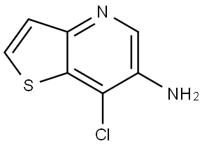 7-Chlorothieno[3,2-b]pyridin-6-amine Struktur