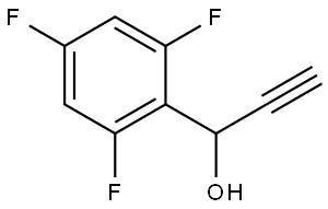 α-Ethynyl-2,4,6-trifluorobenzenemethanol Structure