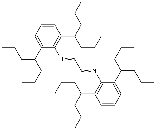N,N’-bis(di(4-heptyl))diazabutadiene Struktur