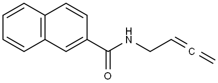 2-Naphthalenecarboxamide, N-2,3-butadien-1-yl- Structure