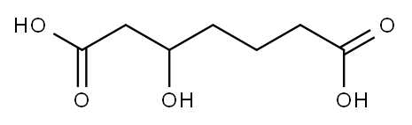 3-羟基庚-1,7-二酸 结构式
