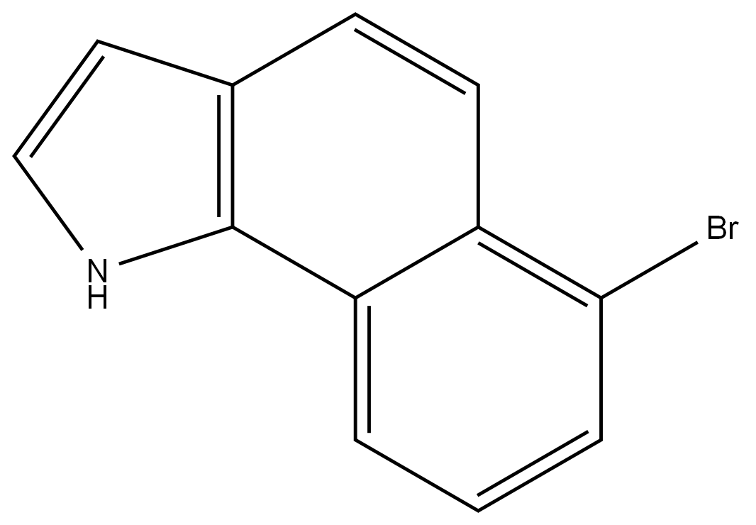 6-bromo-1H-benzo[g]indole 结构式