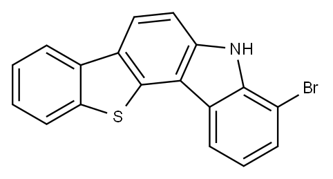 5H-[1]Benzothieno[3,2-c]carbazole, 4-bromo- Structure