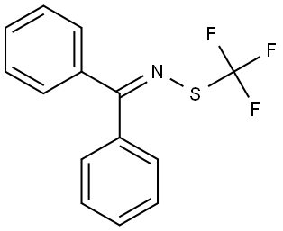 N-(Diphenylmethylene)-1,1,1-trifluoromethanesulfenamide,1647073-25-3,结构式