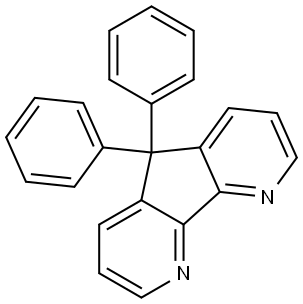 5,5-Diphenyl-5H-cyclopenta[2,1-b:3,4-b′]dipyridine Struktur
