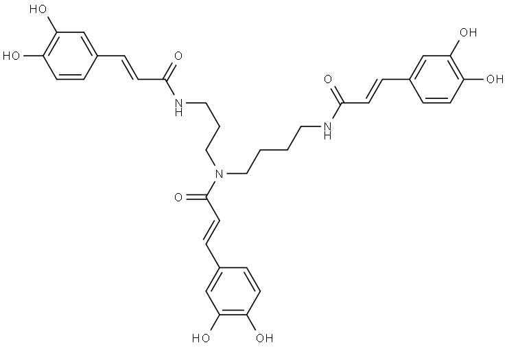 167868-55-5 N1,N5,N10-tricaffeoylspermidine