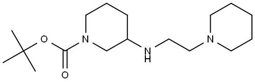 tert-butyl 3-((2-(piperidin-1-yl)ethyl)amino)piperidine-1-carboxylate