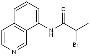 2-Bromo-N-8-isoquinolinylpropanamide,1700092-47-2,结构式