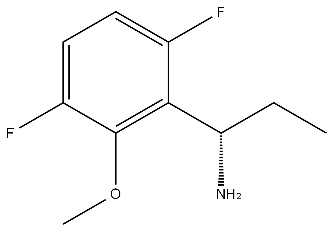 (αS)-α-Ethyl-3,6-difluoro-2-methoxybenzenemethanamine Structure