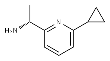 (R)-1-(6-cyclopropylpyridin-2-yl)ethanamine Structure