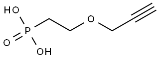 Propargyl-PEG1-phosphonic acid Structure