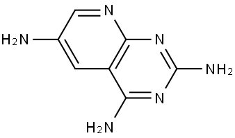 pyrido[2,3-d]pyrimidine-2,4,6-triamine 结构式