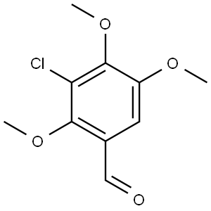3-Chloro-2,4,5-trimethoxybenzaldehyde 结构式