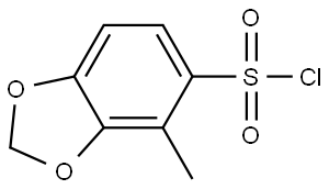 4-Methylbenzo[d][1,3]dioxole-5-sulfonyl chloride Structure