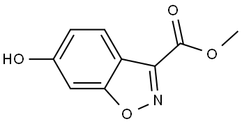 6-羟基苯并[D]异噁唑-3-羧酸甲酯,1780643-63-1,结构式