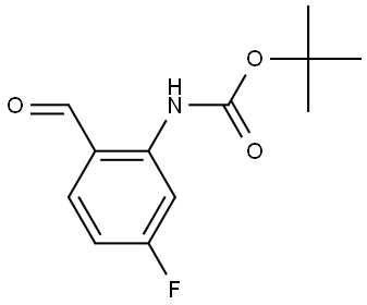 tert-Butyl (5-fluoro-2-formylphenyl)carbamate Struktur