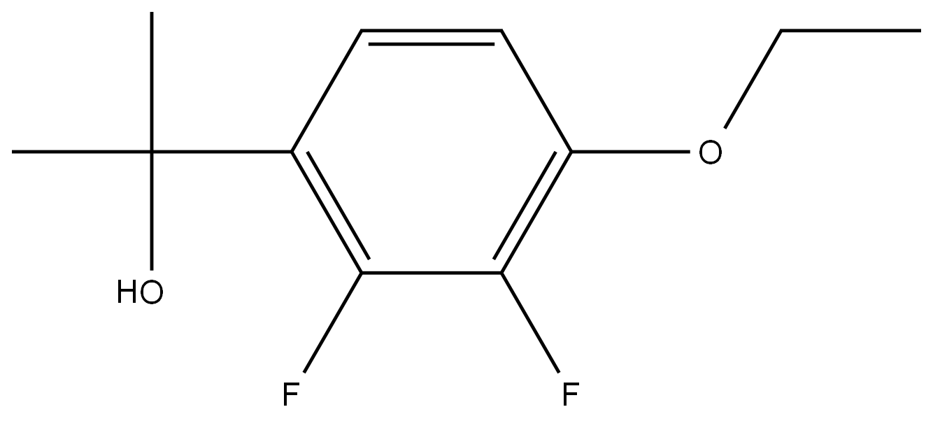 2-(4-ethoxy-2,3-difluorophenyl)propan-2-ol Structure