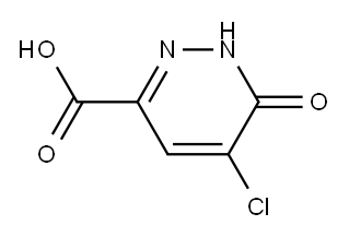 5-Chloro-6-oxo-1,6-dihydropyridazine-3-carboxylic acid Structure