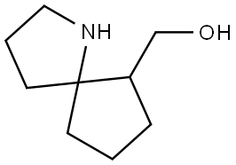 1-Azaspiro[4.4]nonan-6-ylmethanol Structure