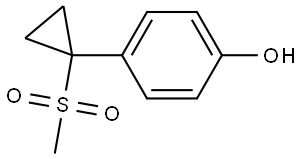 4-[1-(Methylsulfonyl)cyclopropyl]phenol|4-[1-(甲磺酰基(环丙基]苯酚