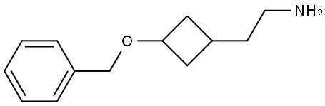2-(3-(benzyloxy)cyclobutyl)ethan-1-amine Structure