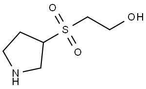 2-(Pyrrolidin-3-ylsulfonyl)ethan-1-ol Structure