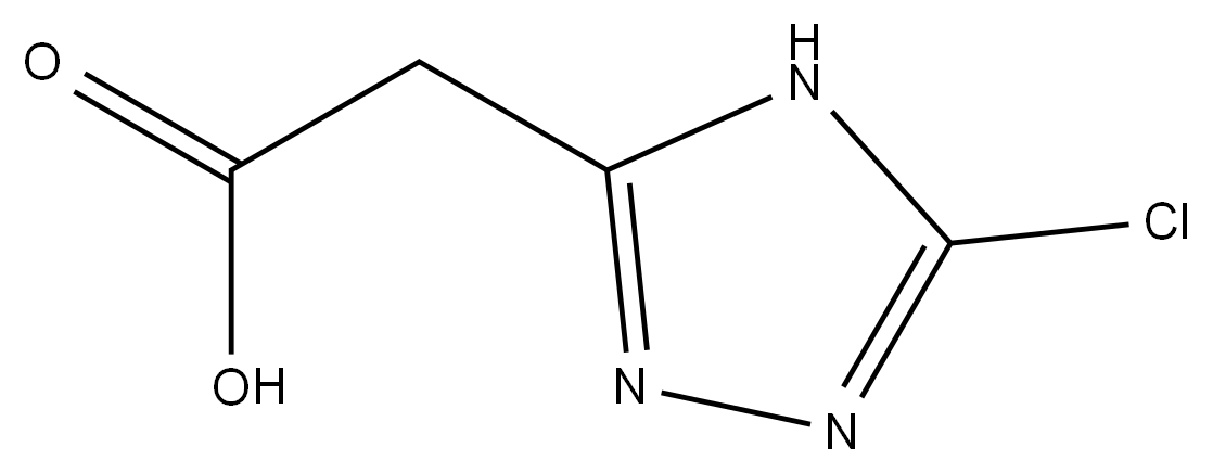 2-(5-chloro-4H-1,2,4-triazol-3-yl)acetic acid Structure